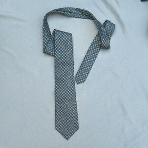 Men's Blue Patterned Tie